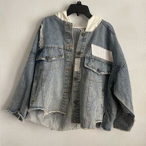 Jiao Ma Hua Light Blue Denim Jacket